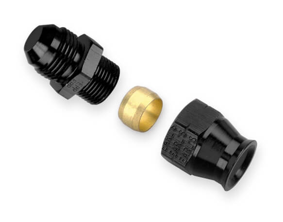 Earls -6 AN Male to 1 4  Tubing Adapter Online Hot Sale